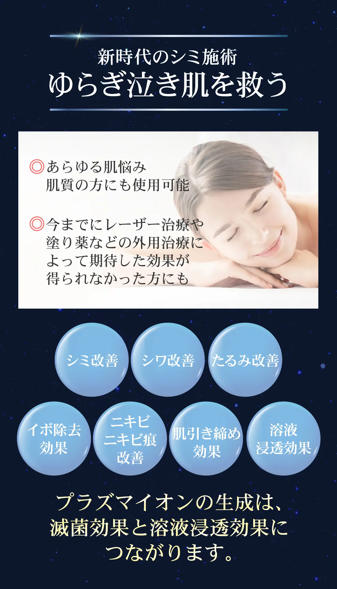 ゆらぎ泣き肌を救う